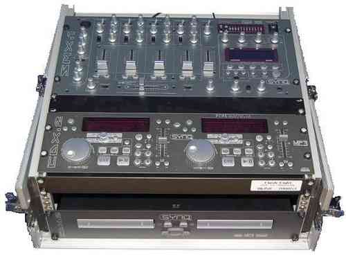 DJ Komplett Set - Mischpult SynQ SMX-1 - Doppel CD-Player CDX-2 im Case - Tagesmietpreis