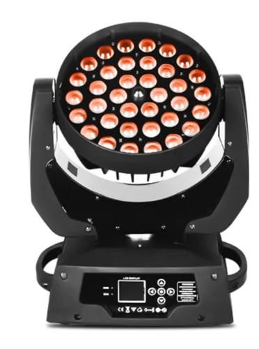 LED Movinghead Wash 36x15W RGBWA UV 6in1, Zoom - Tagesmietpreis